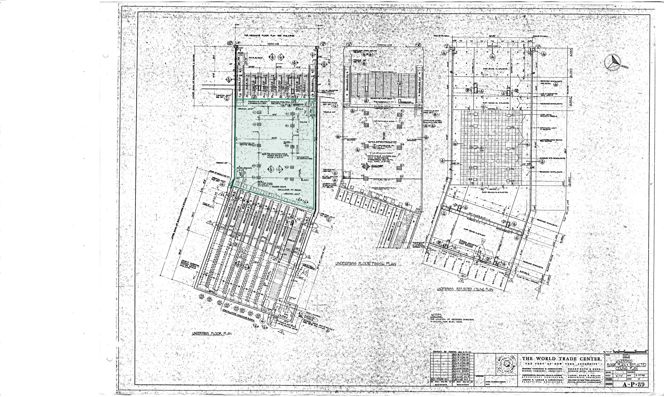 A-P-89 underpass plan, with upper and lower banks